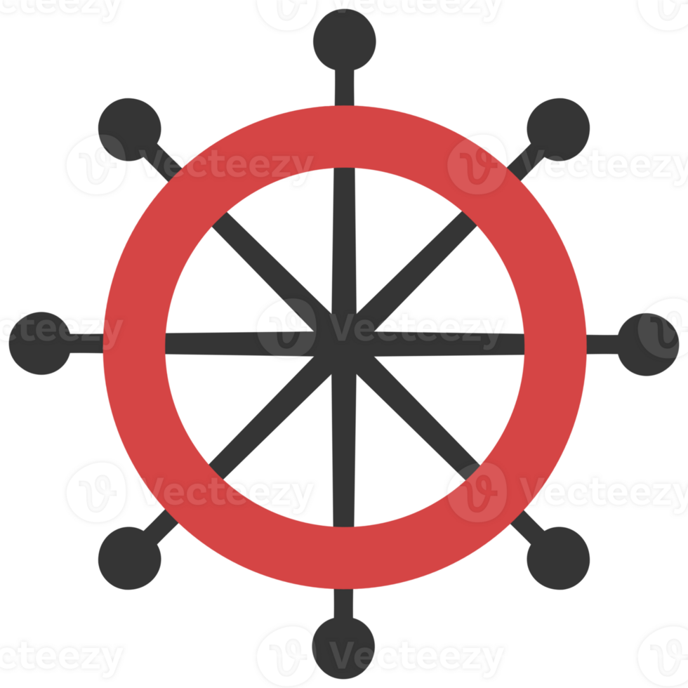 Boat steering wheel 25163646 PNG