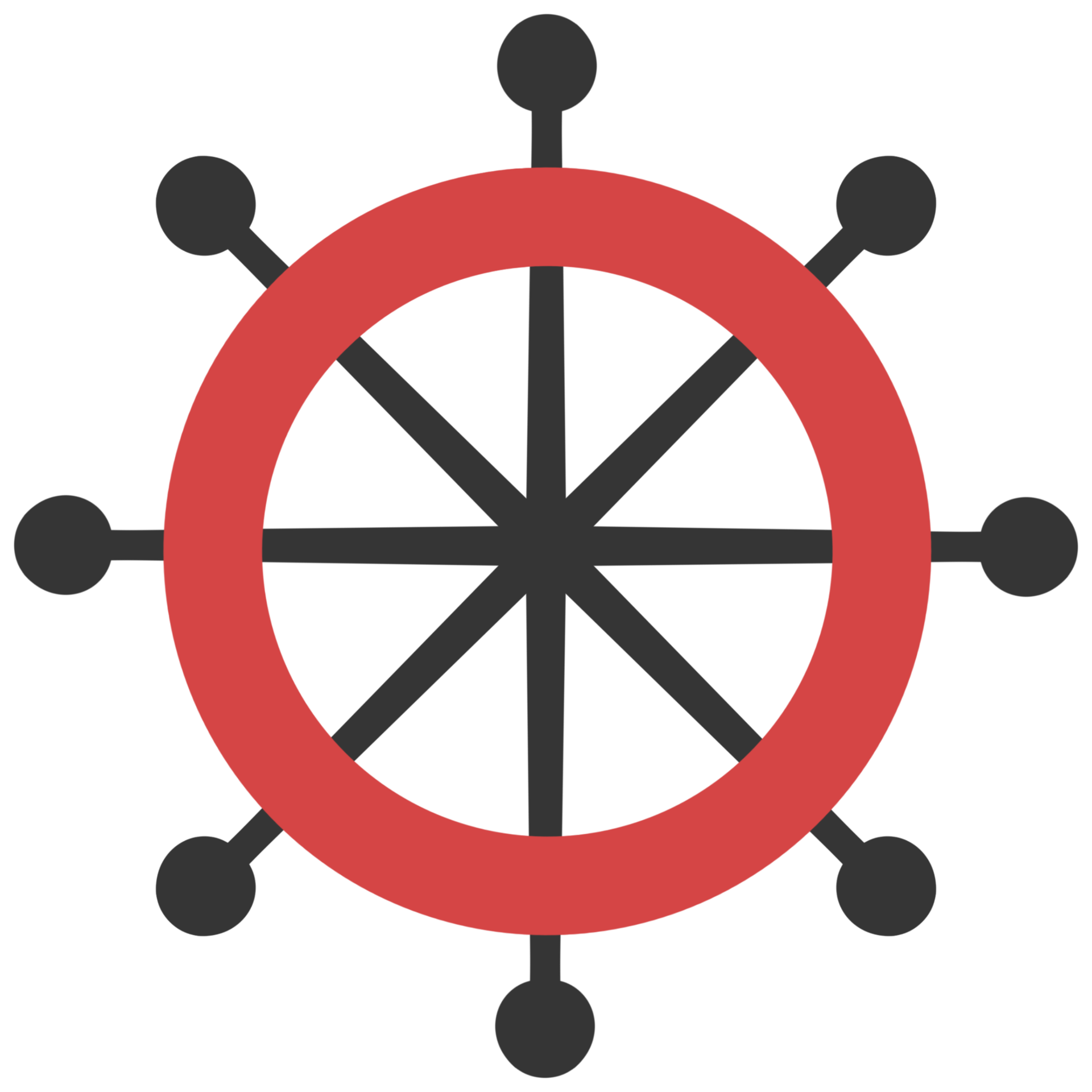 Boat steering wheel 25163646 PNG