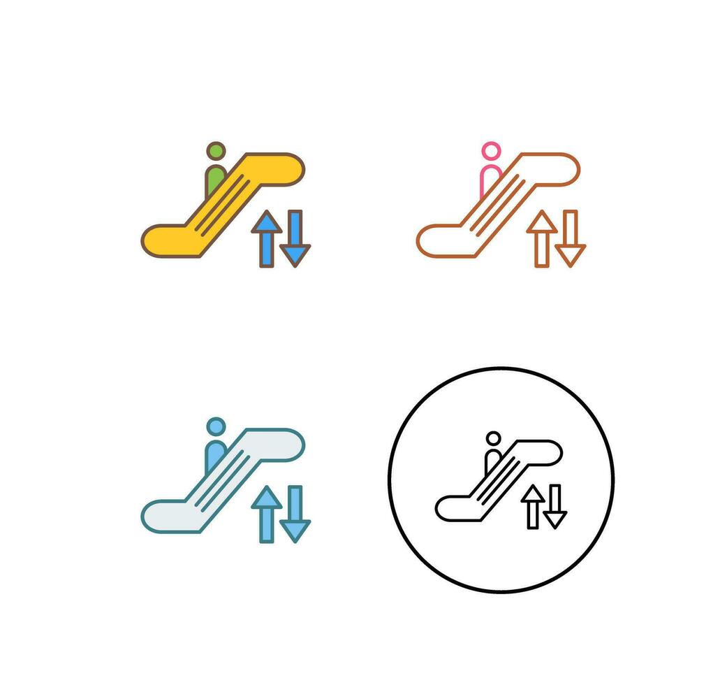 Escalator Vector Icon
