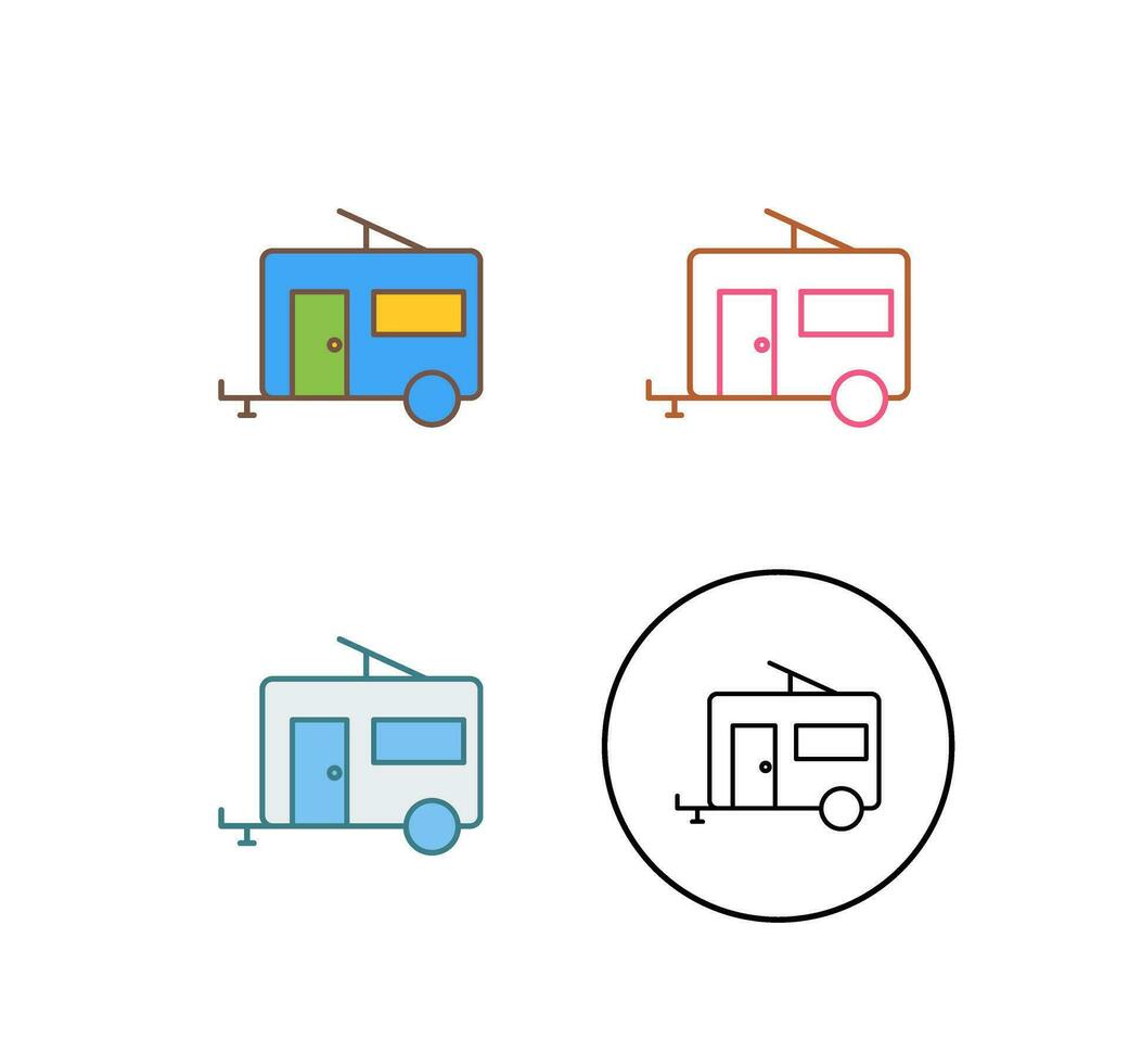 Trailer Vector Icon