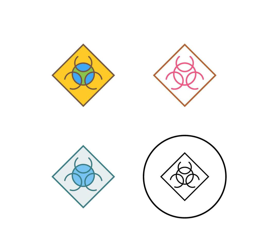 Biological Hazard Vector Icon