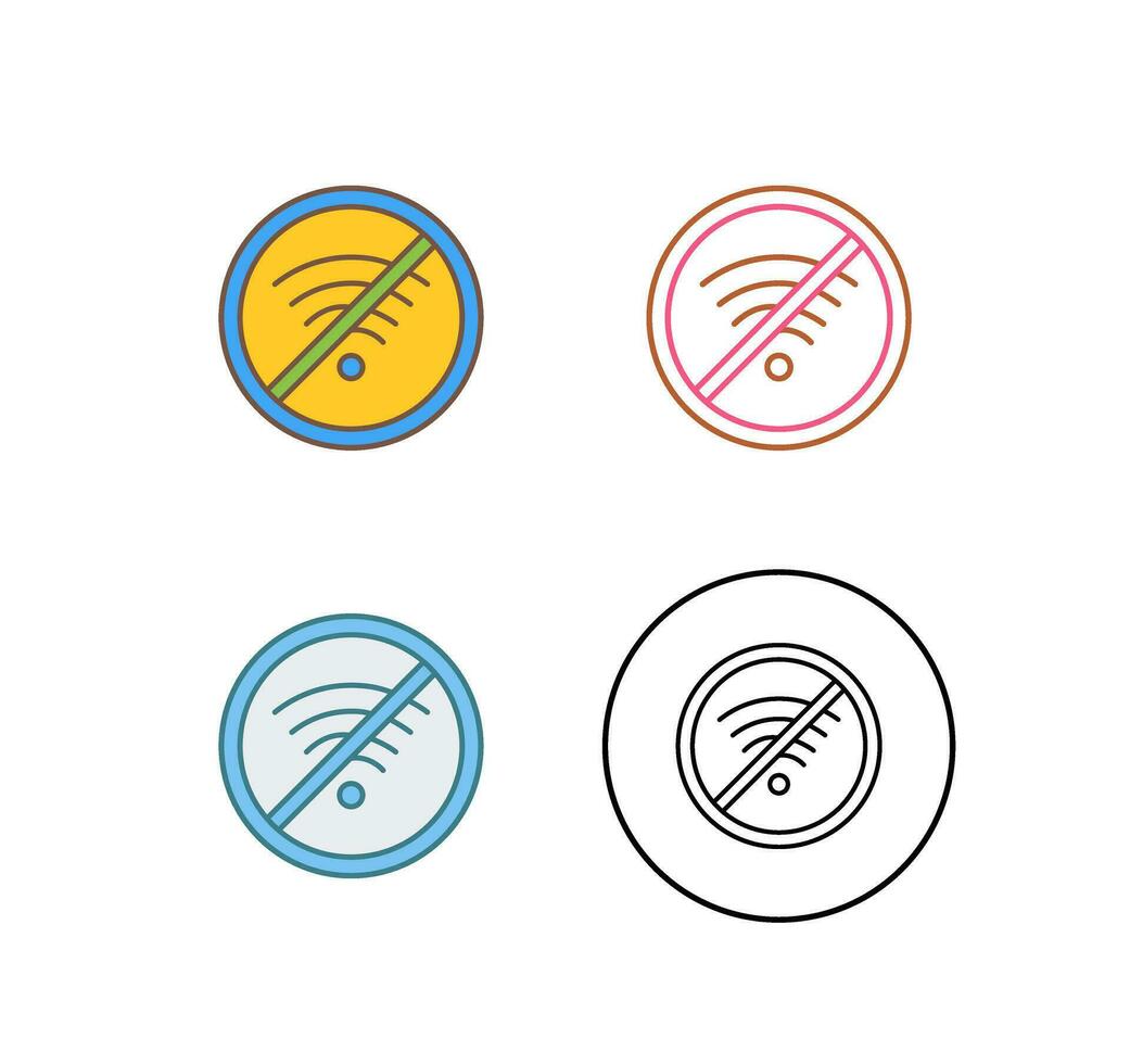 No Wifi Vector Icon