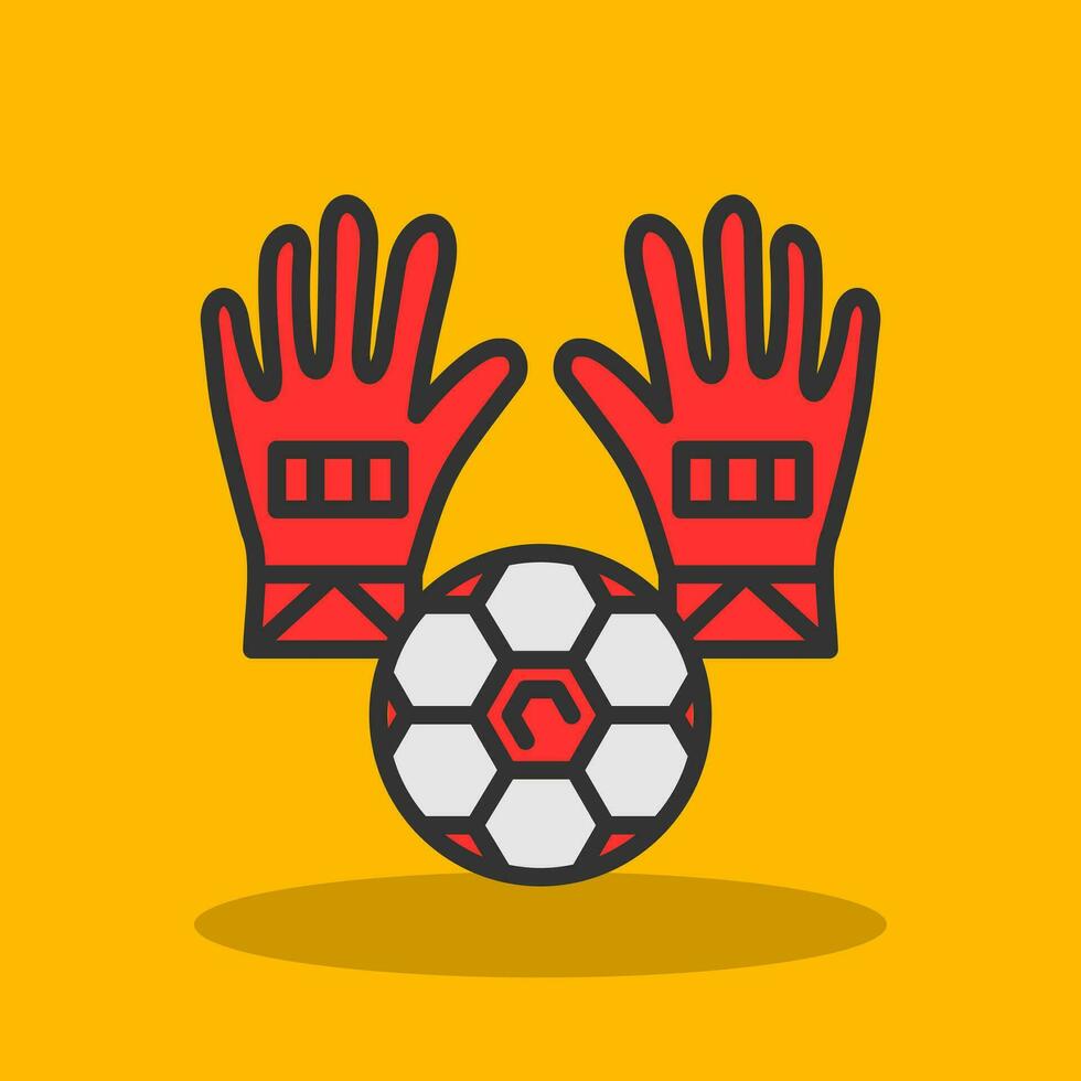 Goalie Vector Icon Design