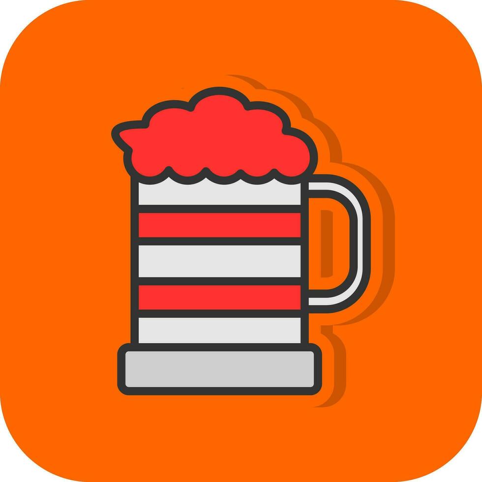 Beer glass Vector Icon Design