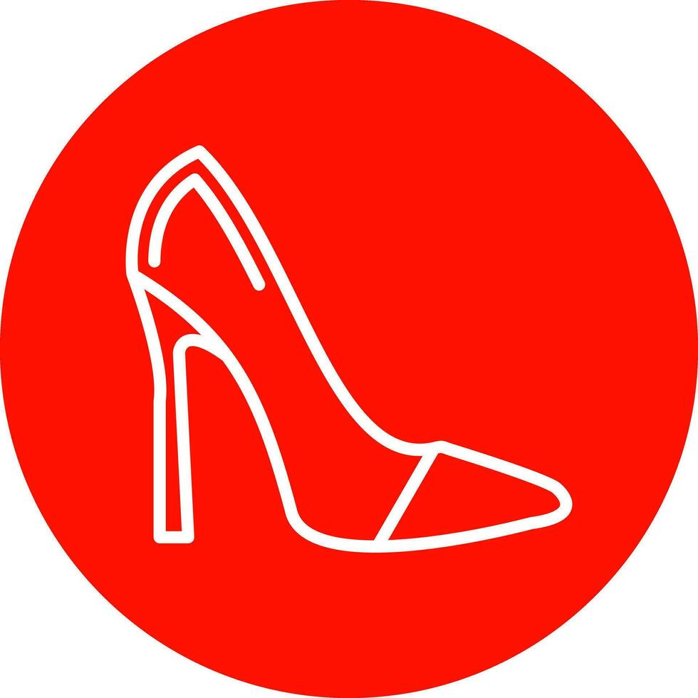 diseño de icono de vector de tacones altos