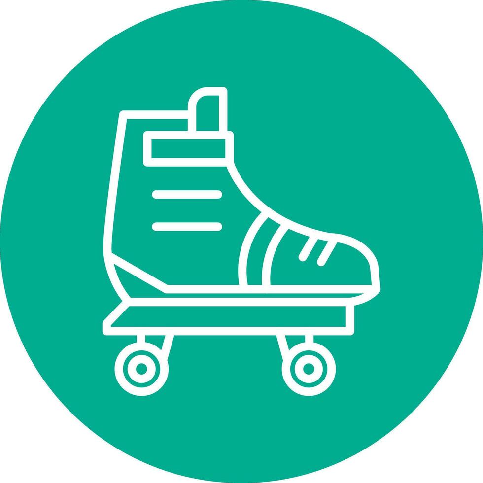 Roller skate Vector Icon Design