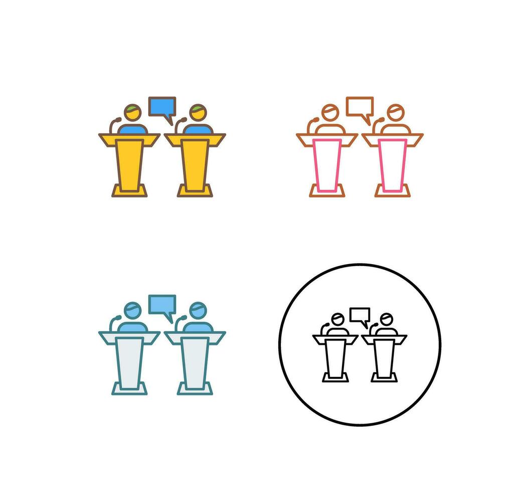 Debate Vector Icon