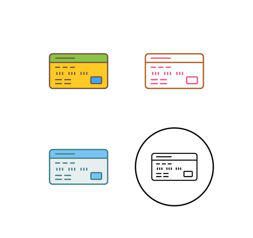 Debit Card Vector Icon