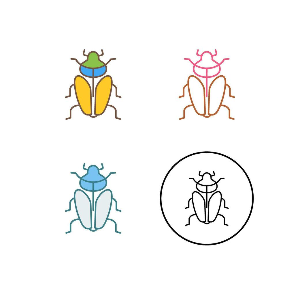 icono de vector de insecto