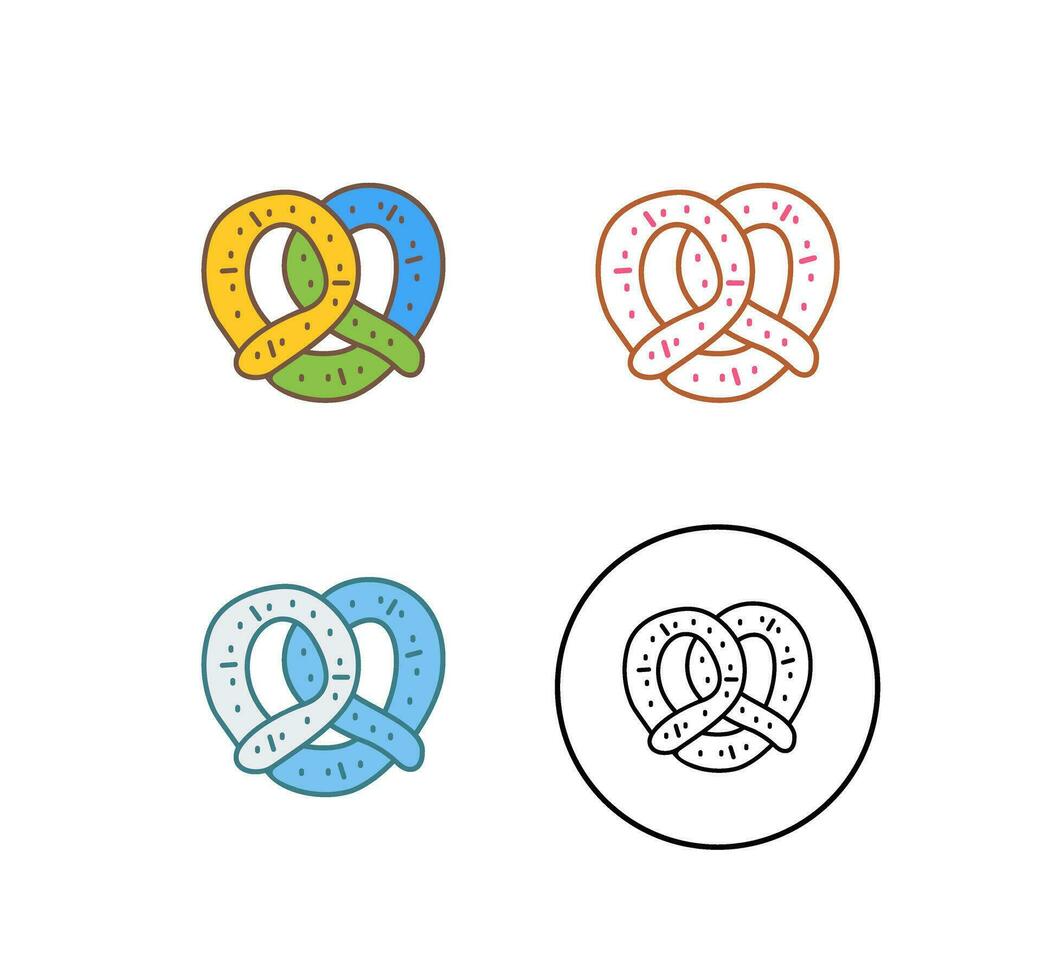 Pretzel Vector Icon