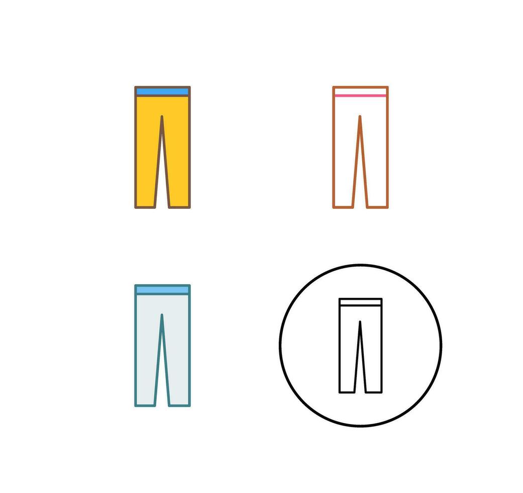 Trousers Vector Icon