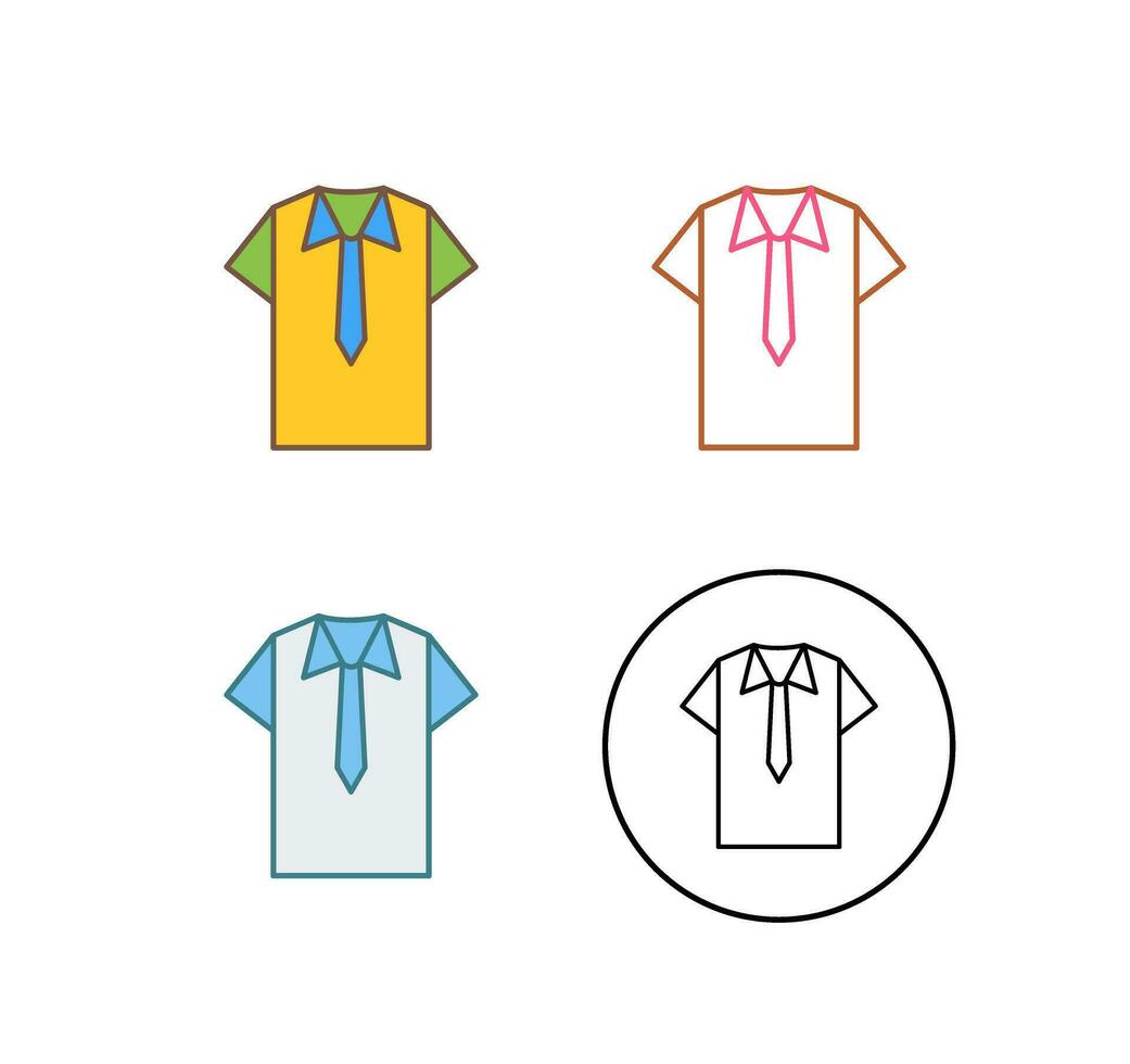Shirt and Tie Vector Icon