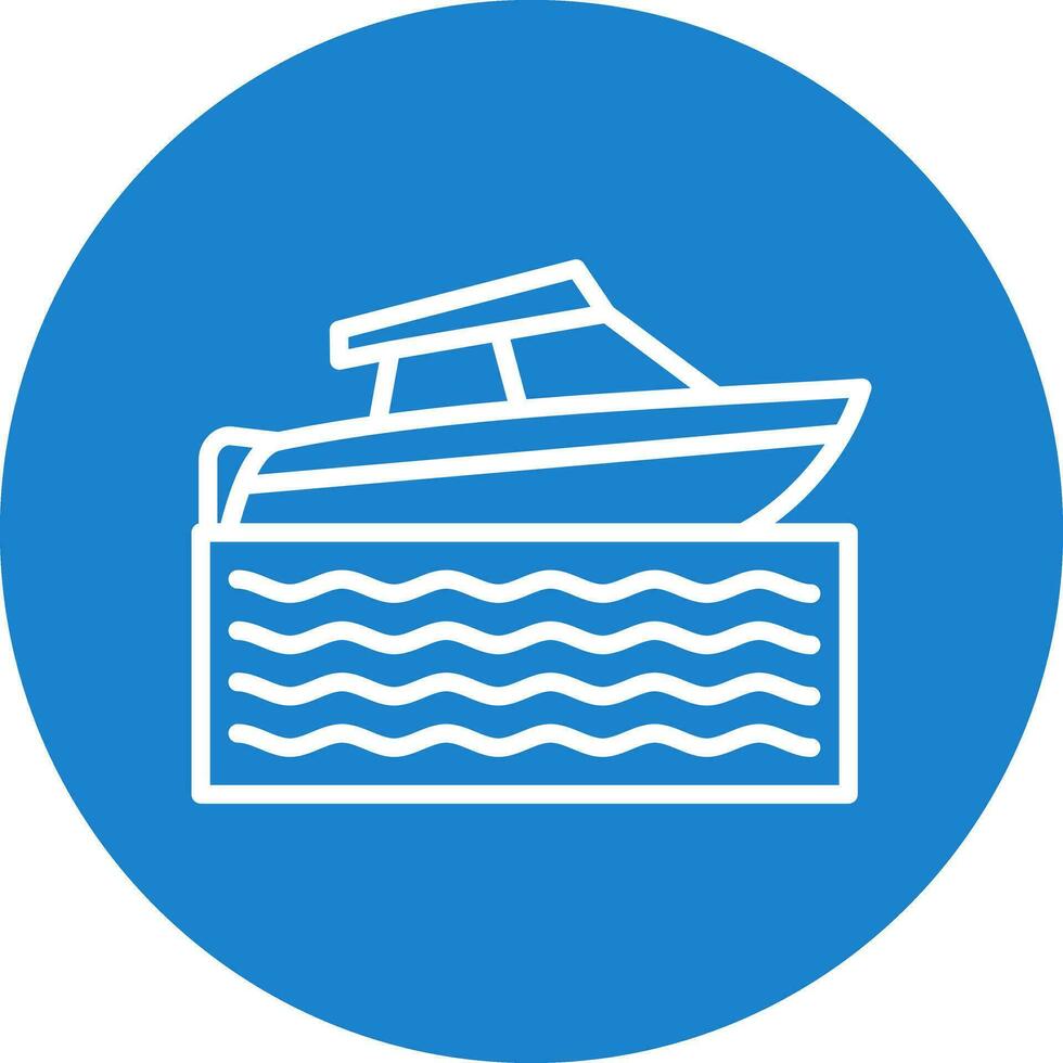 Speed boat Vector Icon Design
