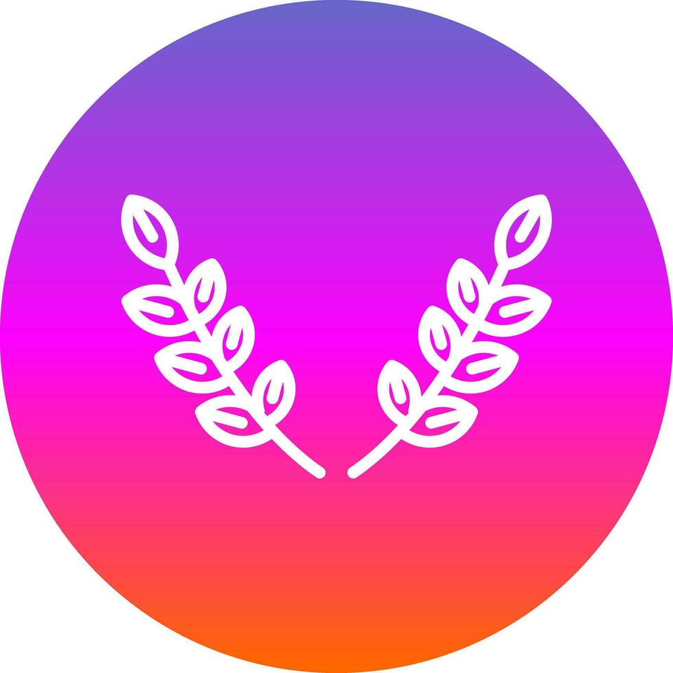 Laurel Vector Icon Design