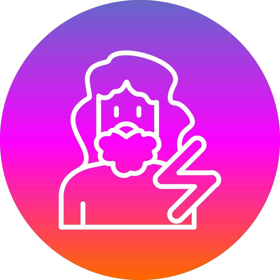 Zeus Vector Icon Design