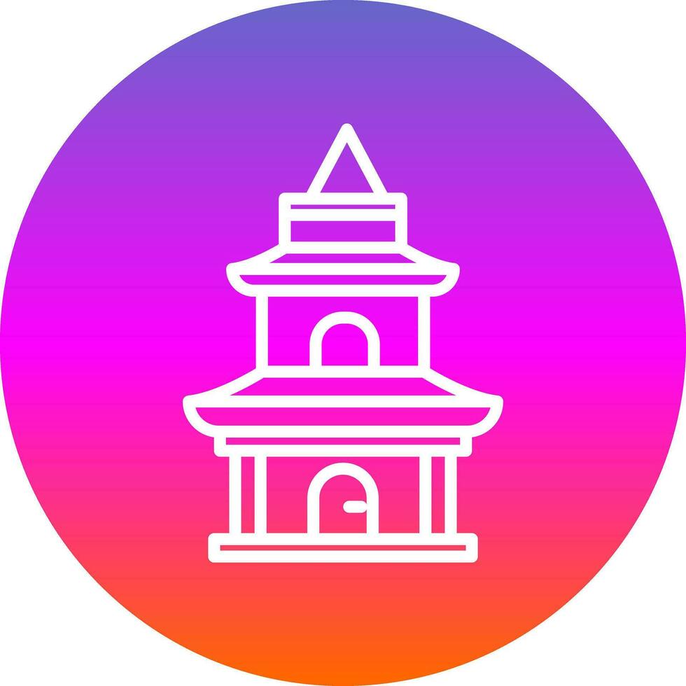Temple Vector Icon Design
