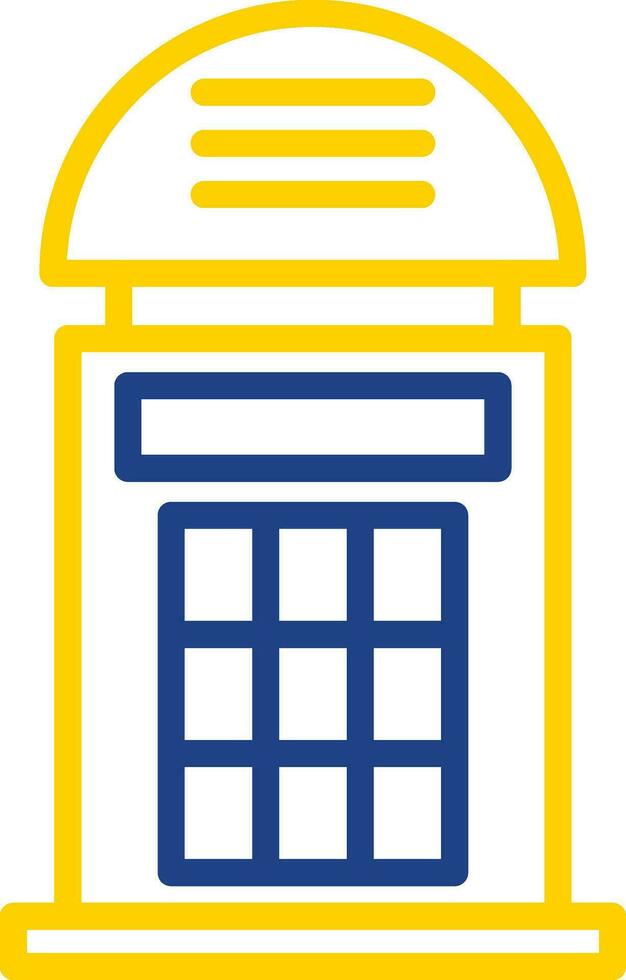 Phone booth Vector Icon Design