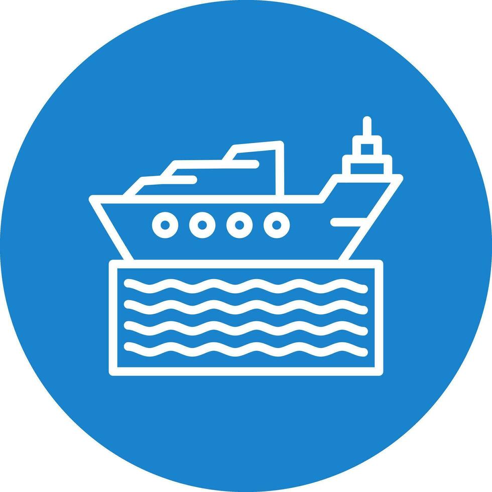 Ship Vector Icon Design