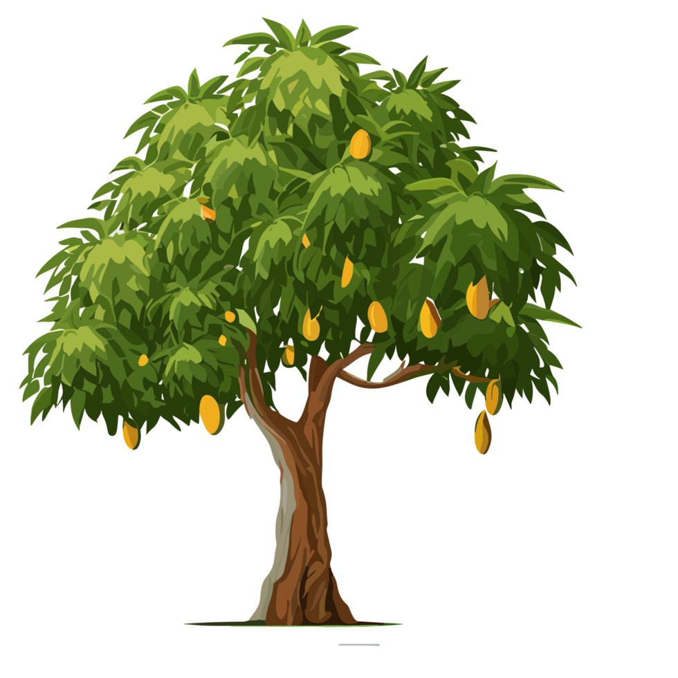 mango boom transparant achtergrond, ai generatief png