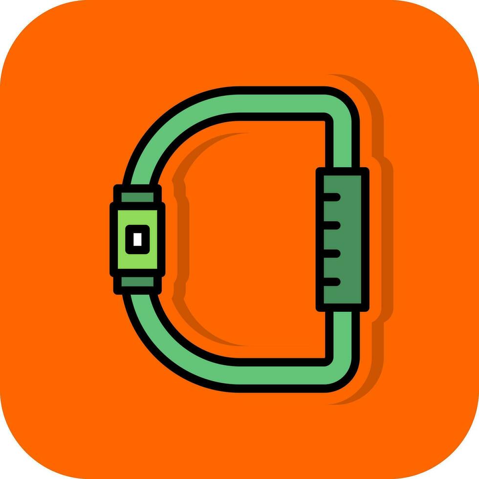 Carabiner Vector Icon Design