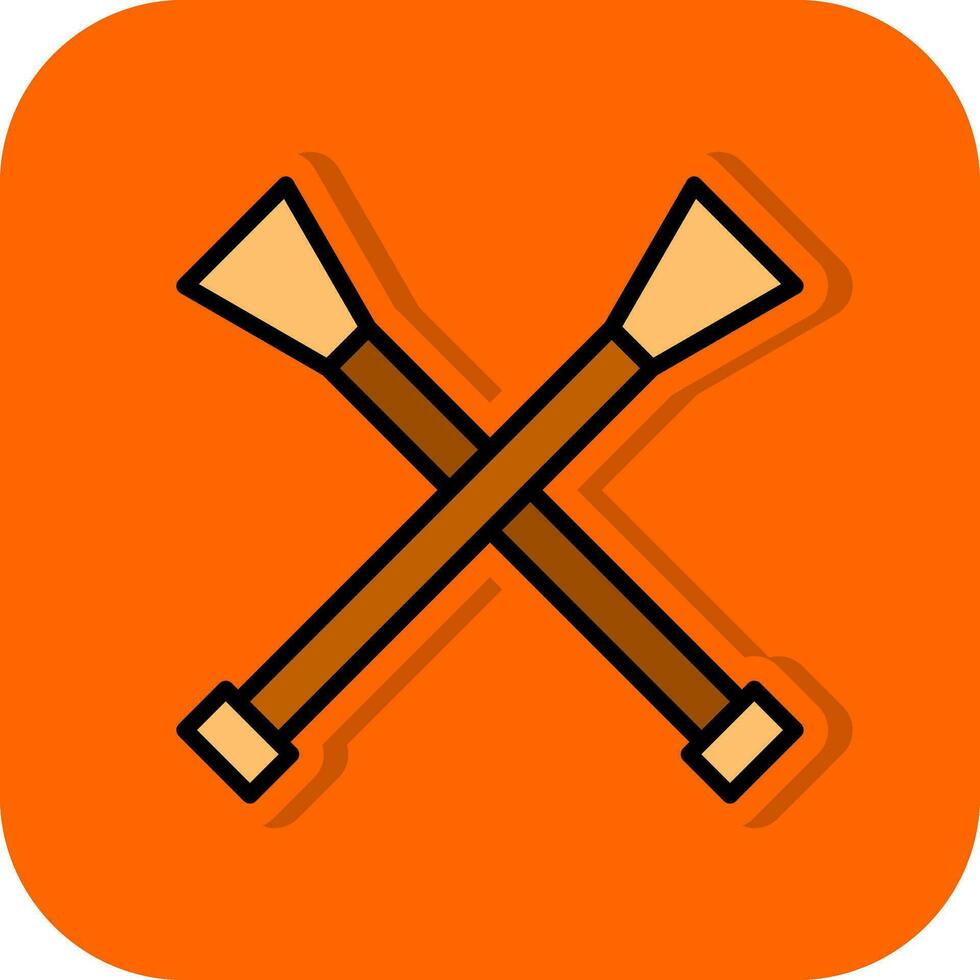 Paddle Vector Icon Design