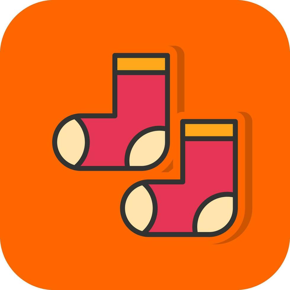Socks Vector Icon Design