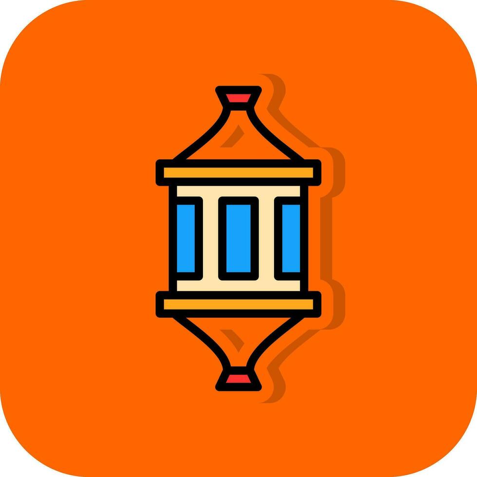 Lantern Vector Icon Design