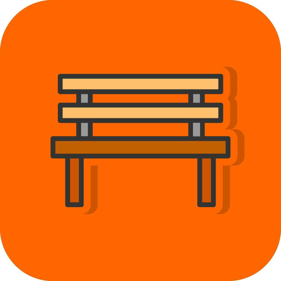 Bench Vector Icon Design