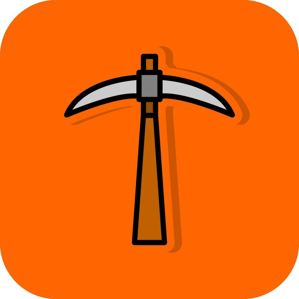 Pickaxe Vector Icon Design