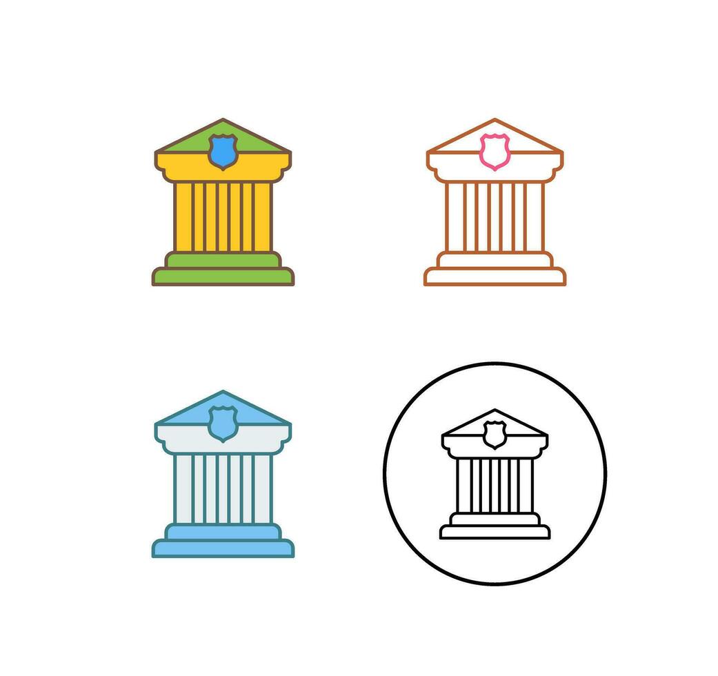 Courthouse Vector Icon