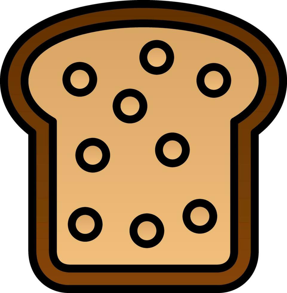 Bread Vector Icon Design