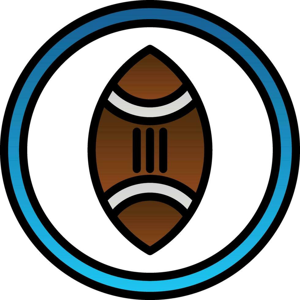 American football Vector Icon Design