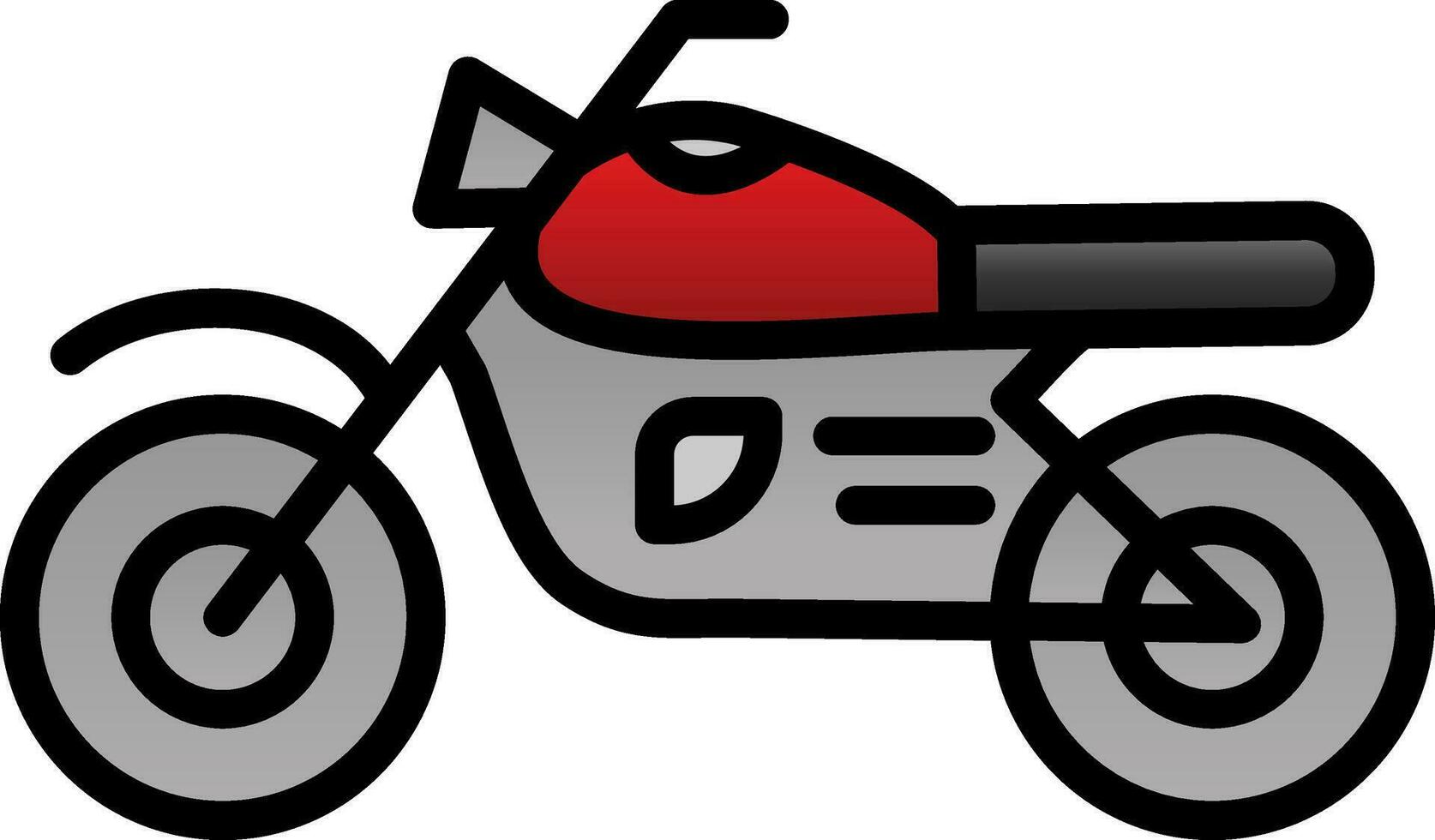Motorbike Vector Icon Design