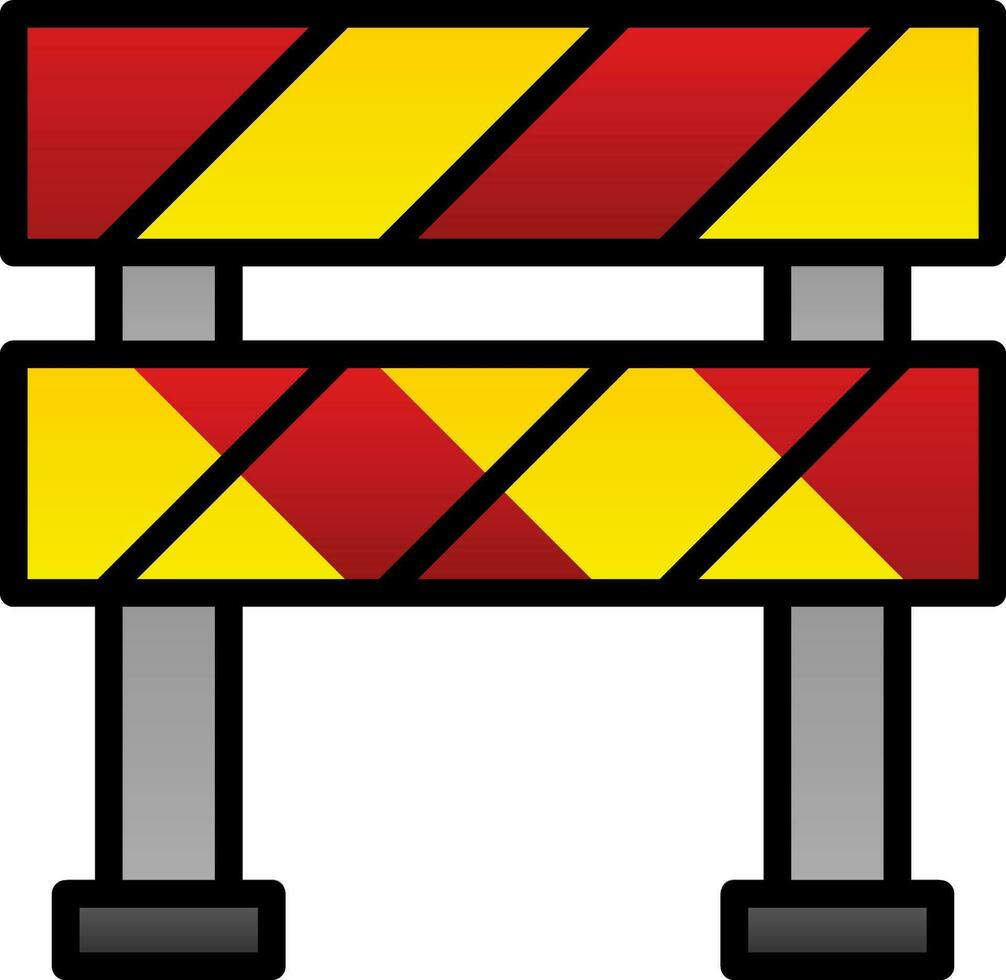 Barrier Vector Icon Design