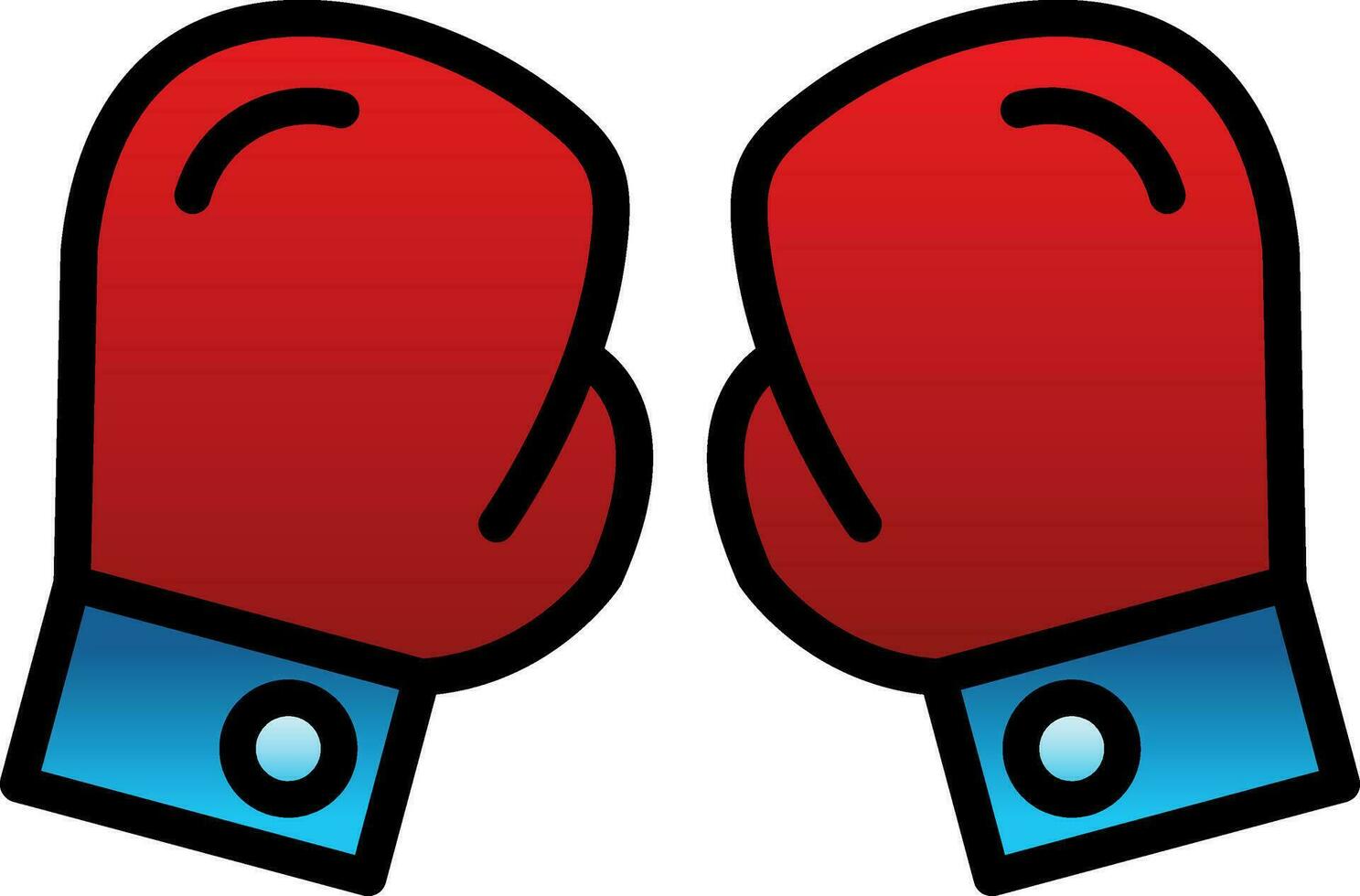 Boxing gloves Vector Icon Design