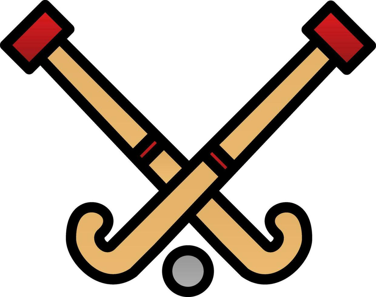 diseño de icono de vector de hockey sobre hielo