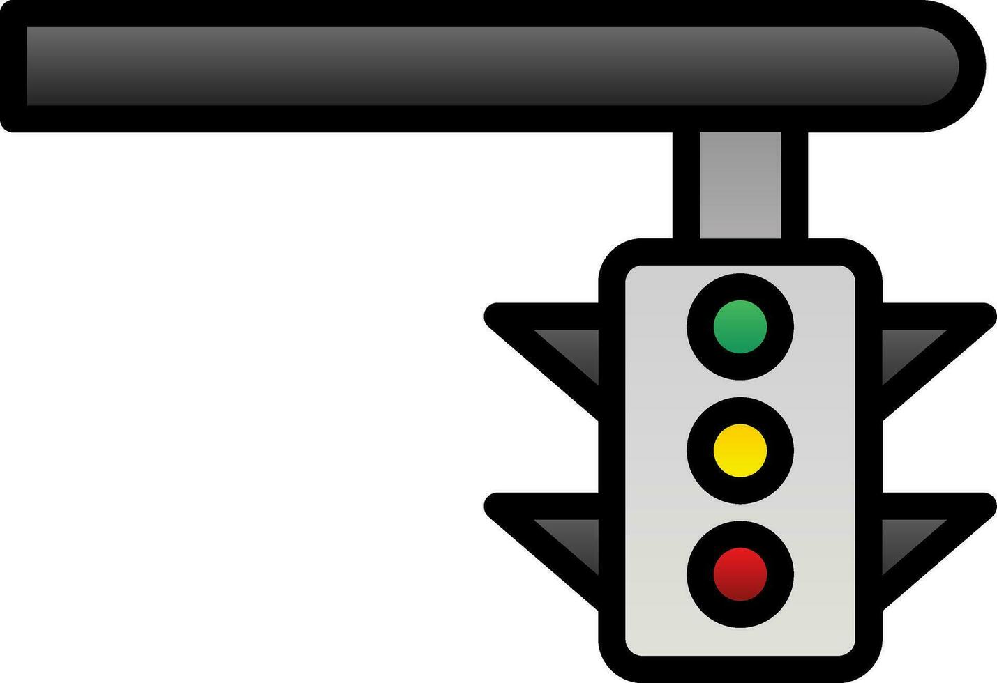 Traffic light Vector Icon Design