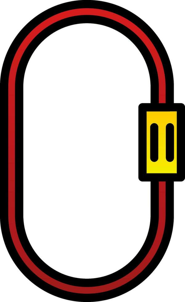 Carabiner Vector Icon Design