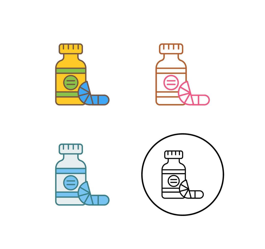 Vitamins Vector Icon