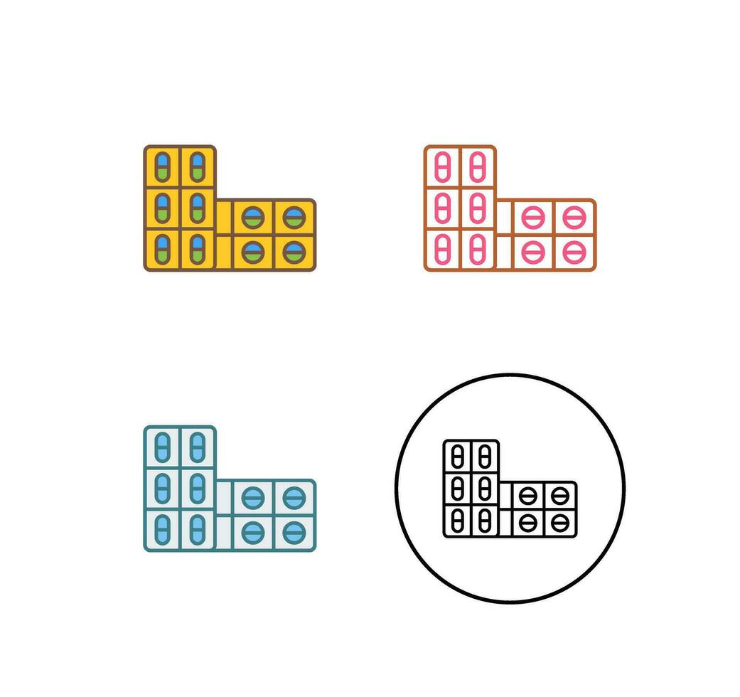 Aspirin Vector Icon