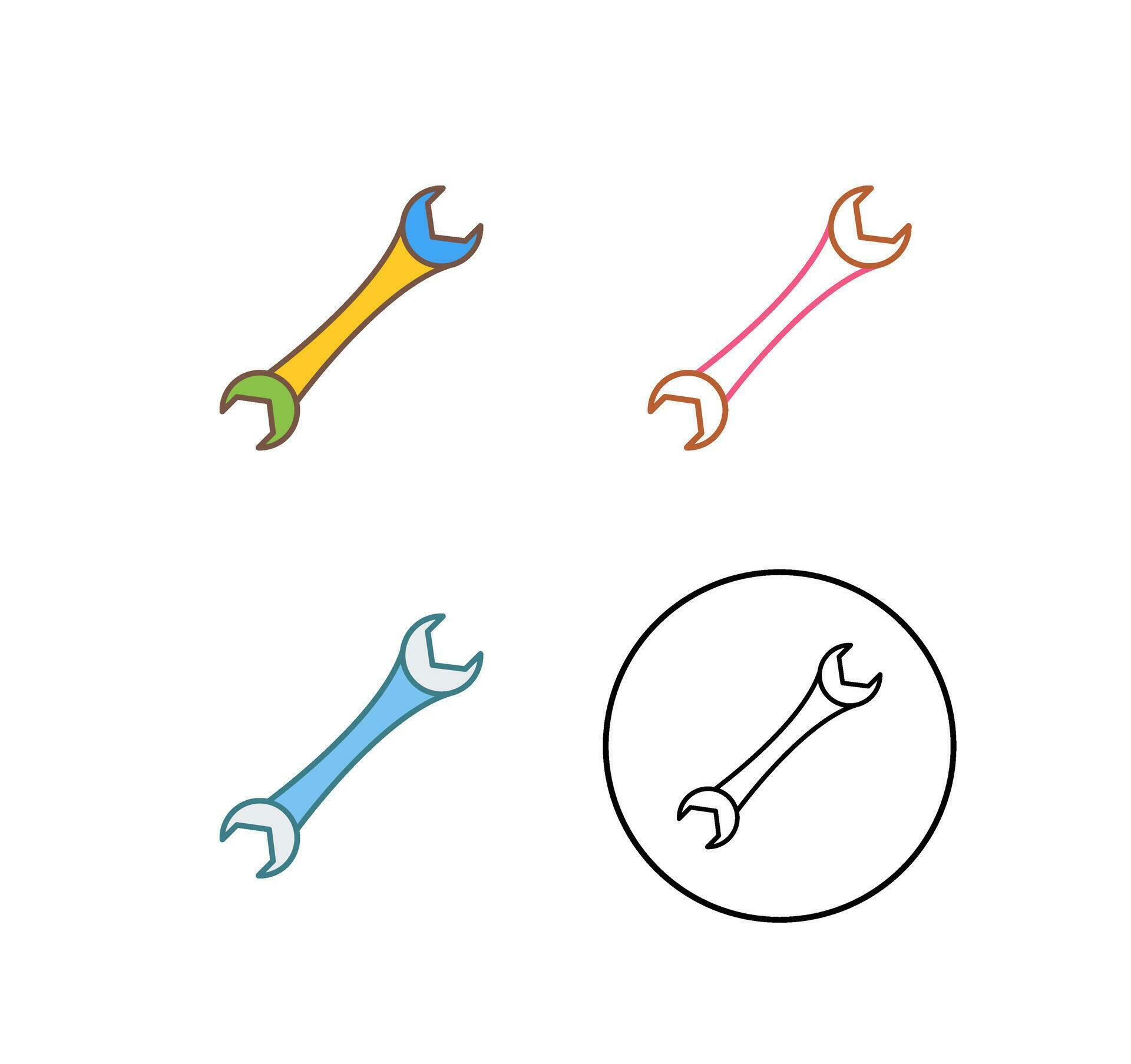 Spanner Vector Icon 25165363 Vector Art at Vecteezy