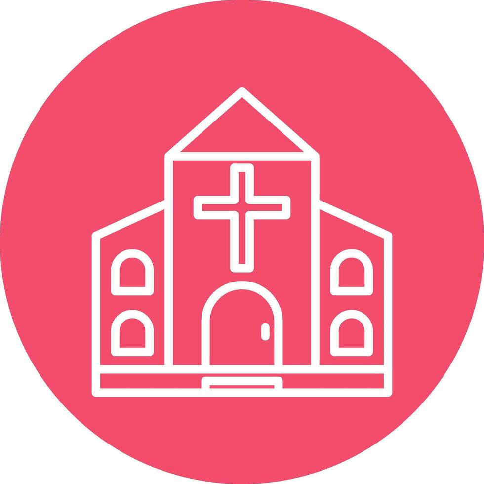 Church Vector Icon Design