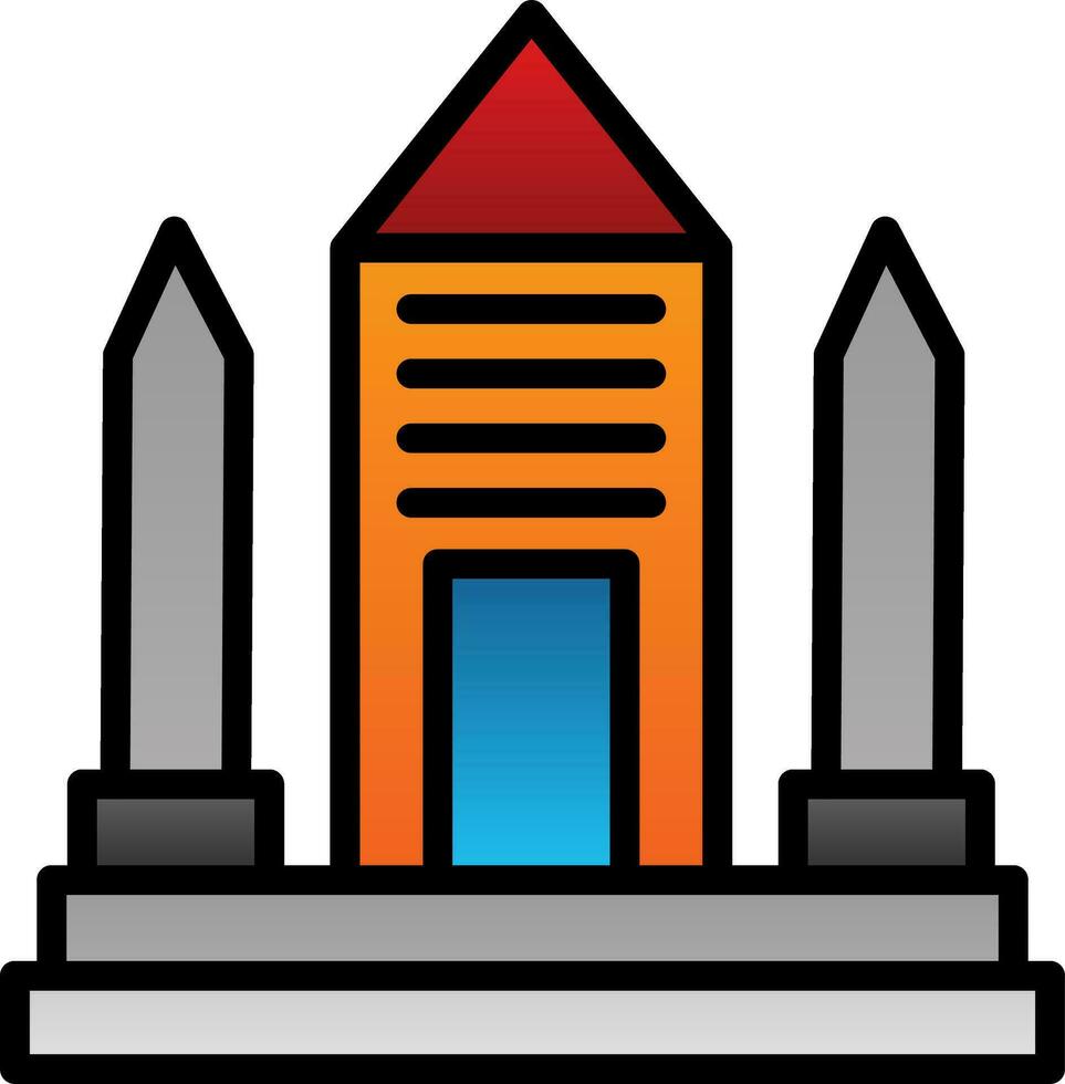 Monument Vector Icon Design