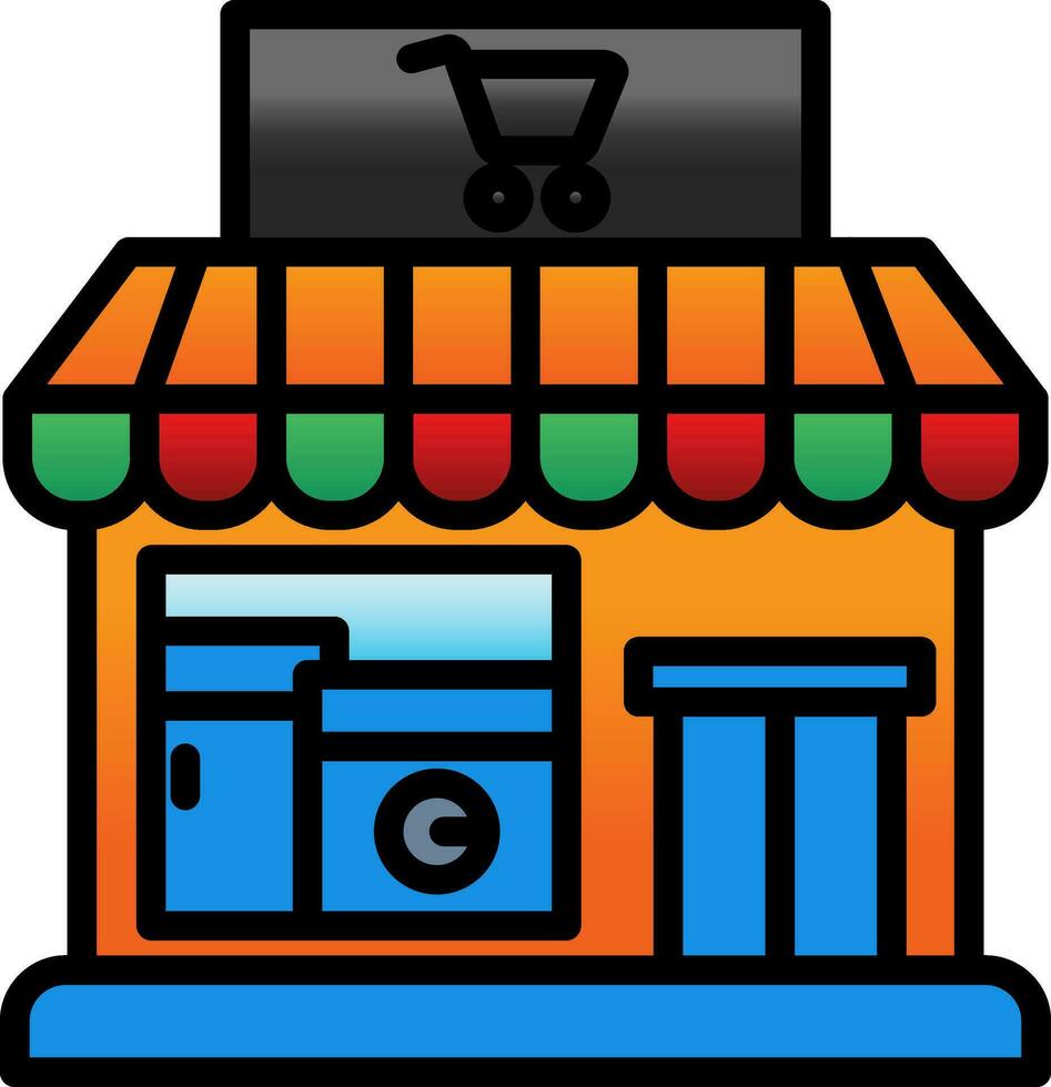 Electronics shop Vector Icon Design