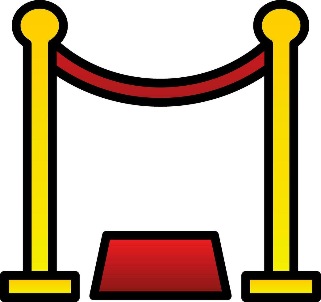 Red carpet Vector Icon Design