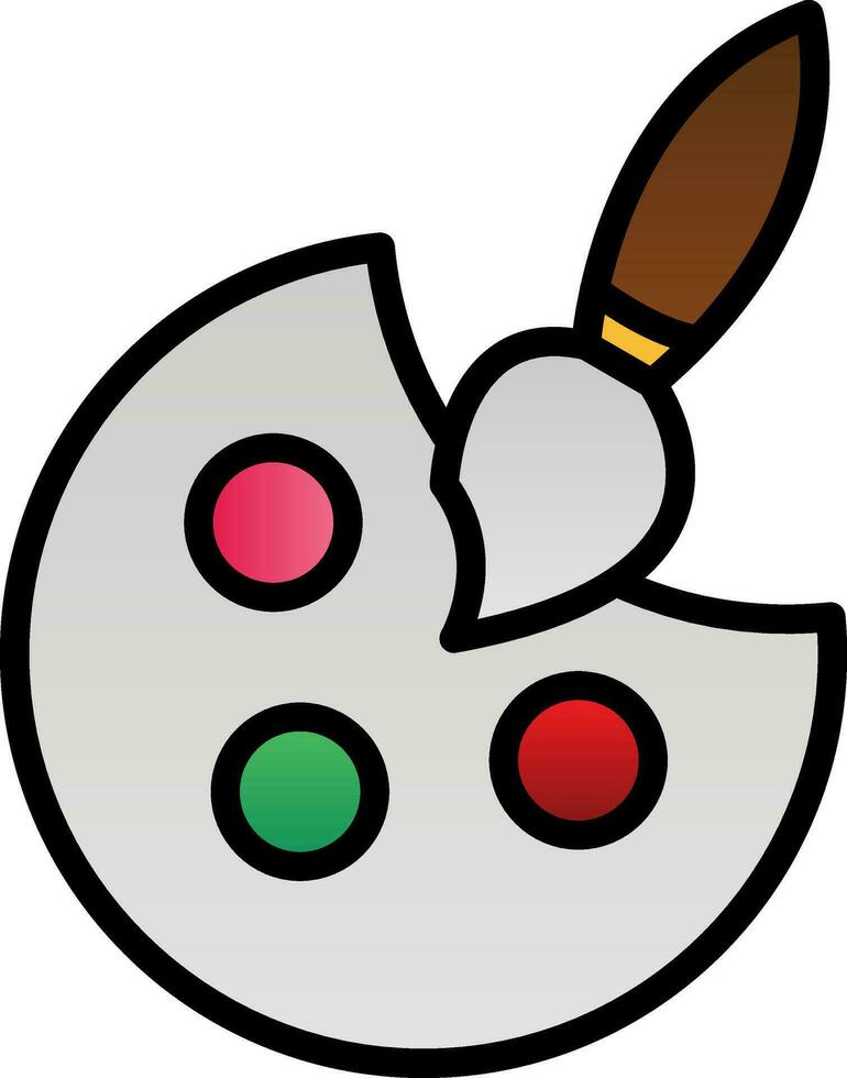 Painting Vector Icon Design