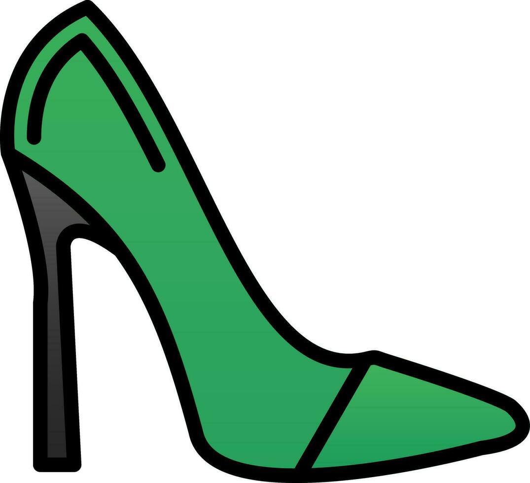 diseño de icono de vector de tacones altos