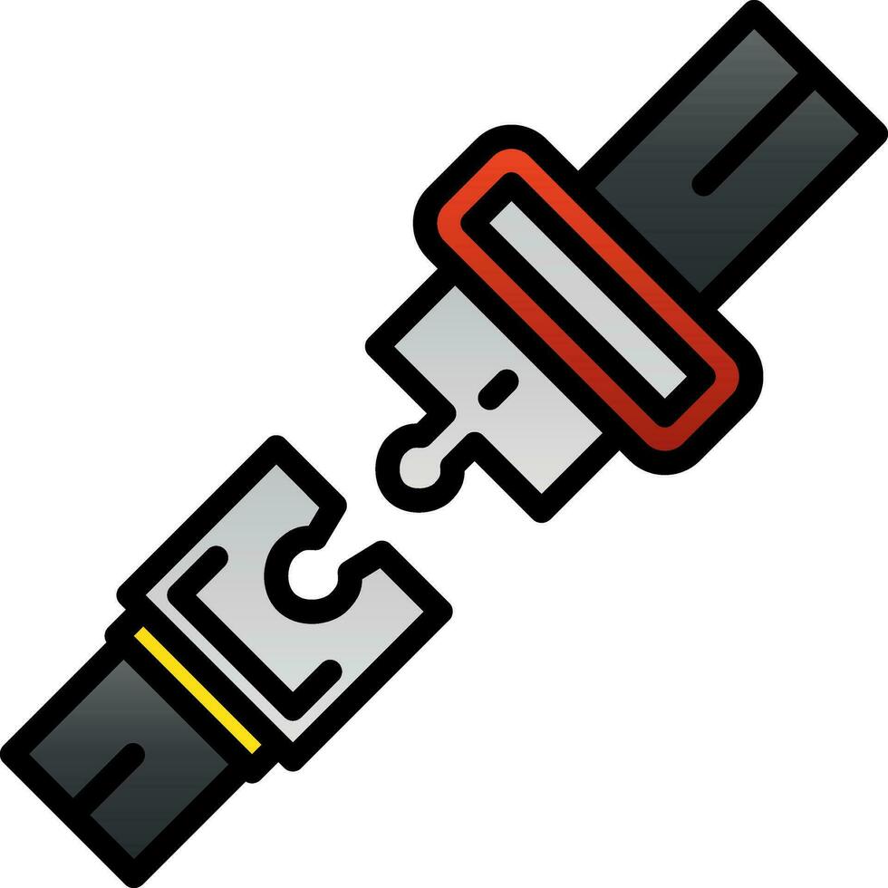 Seatbelt Vector Icon Design