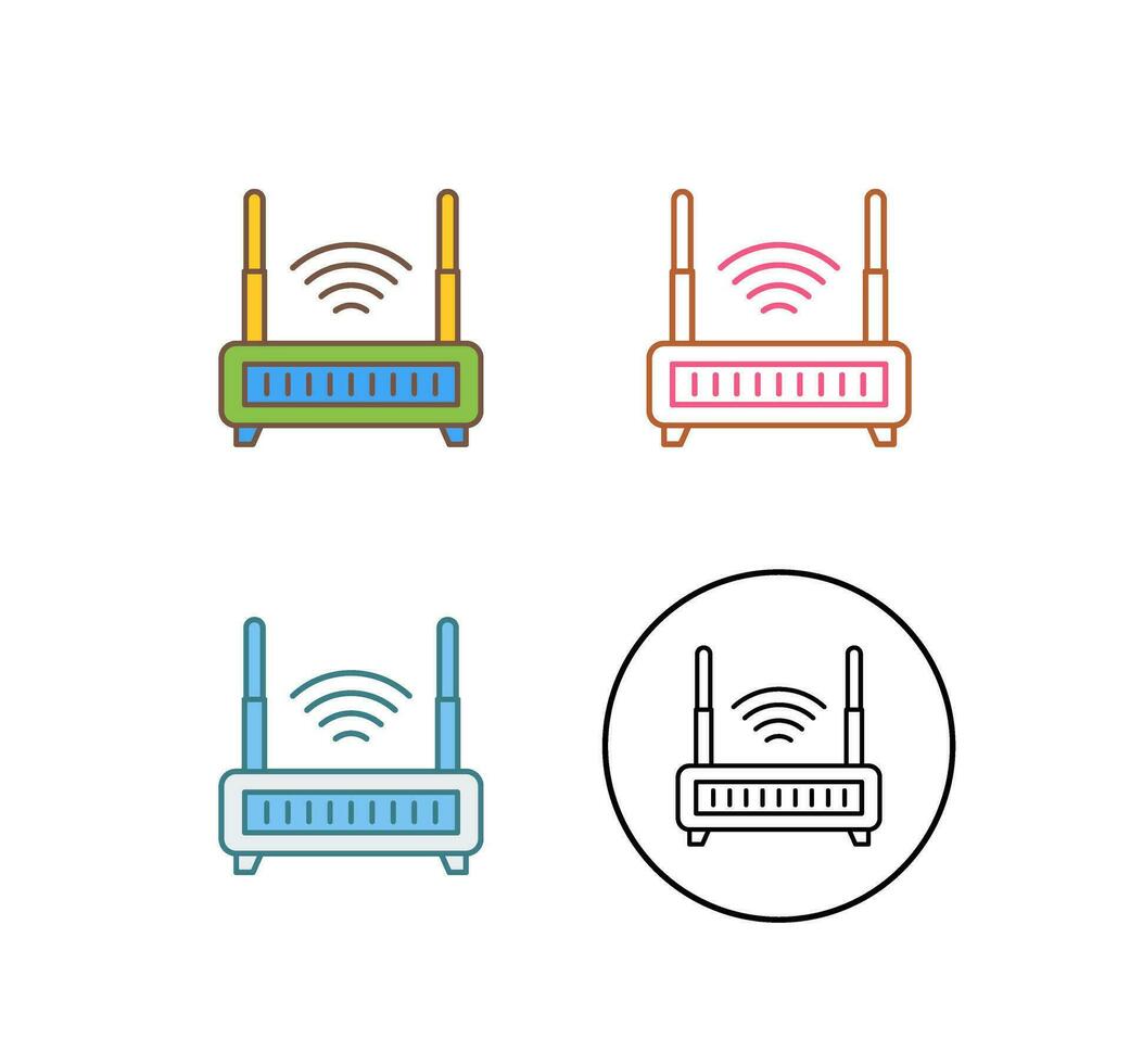 Wifi Router Vector Icon