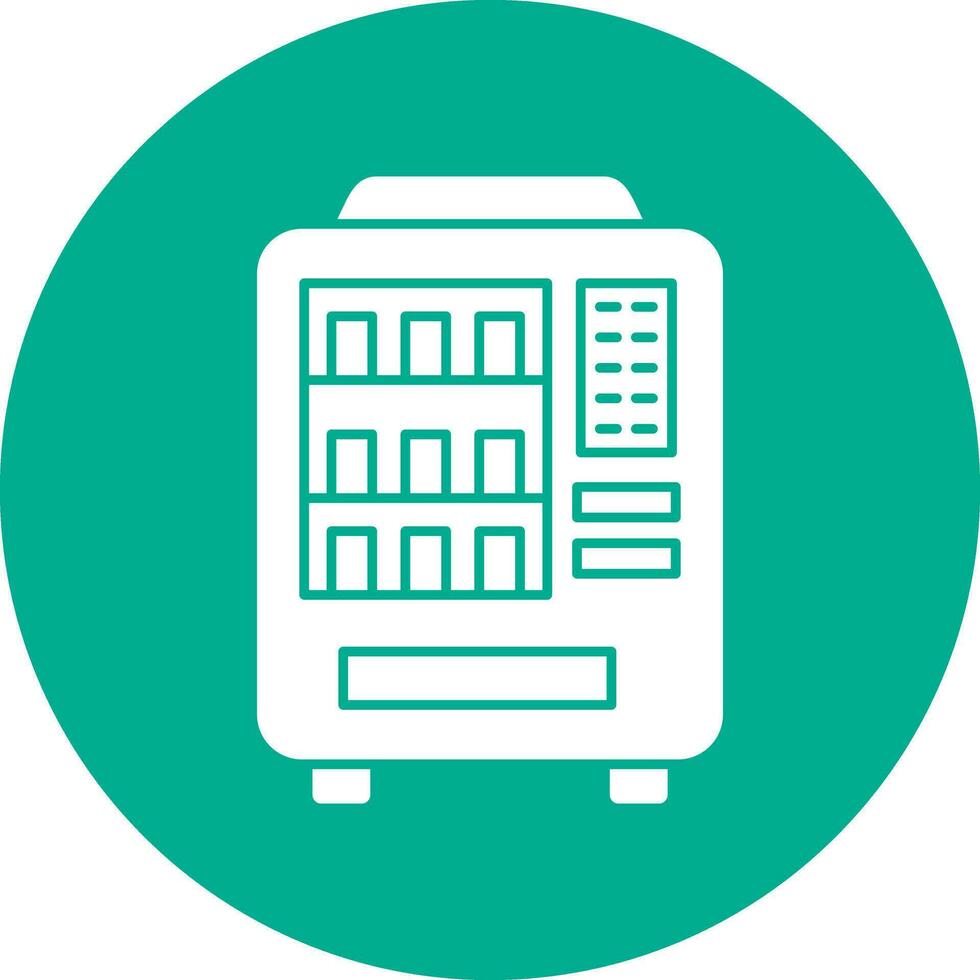 Vending machine Vector Icon Design